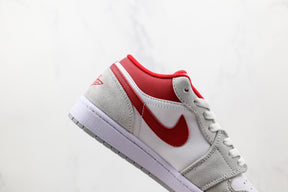 Jordan 1 Low SE Light Smoke Grey Gym Red