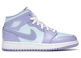 Jordan 1 Mid Purple Aqua