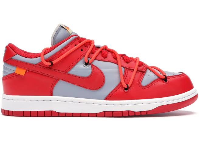 Nike Dunk Low Off White University Red