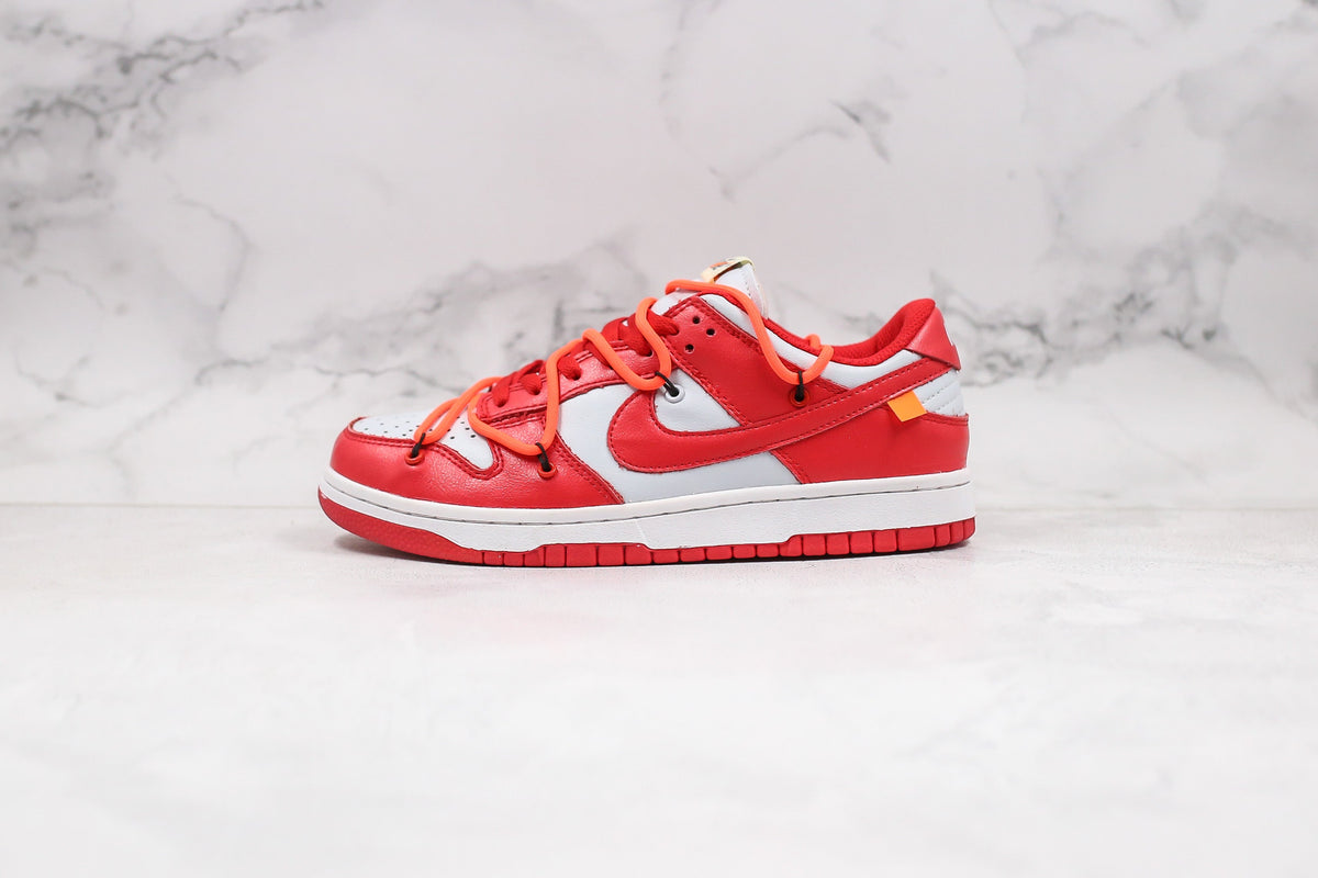 Nike Dunk Low Off White University Red