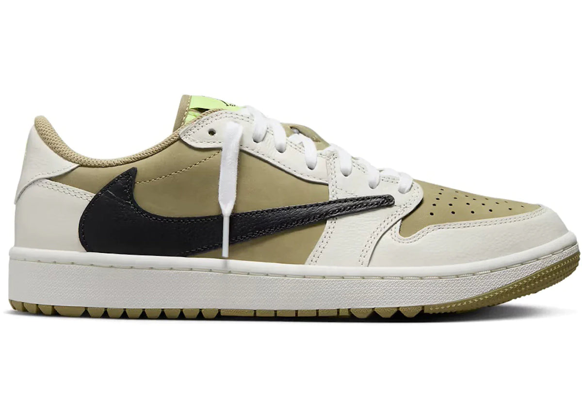 Jordan 1 Low Golf Travis Scott Neutral Olive