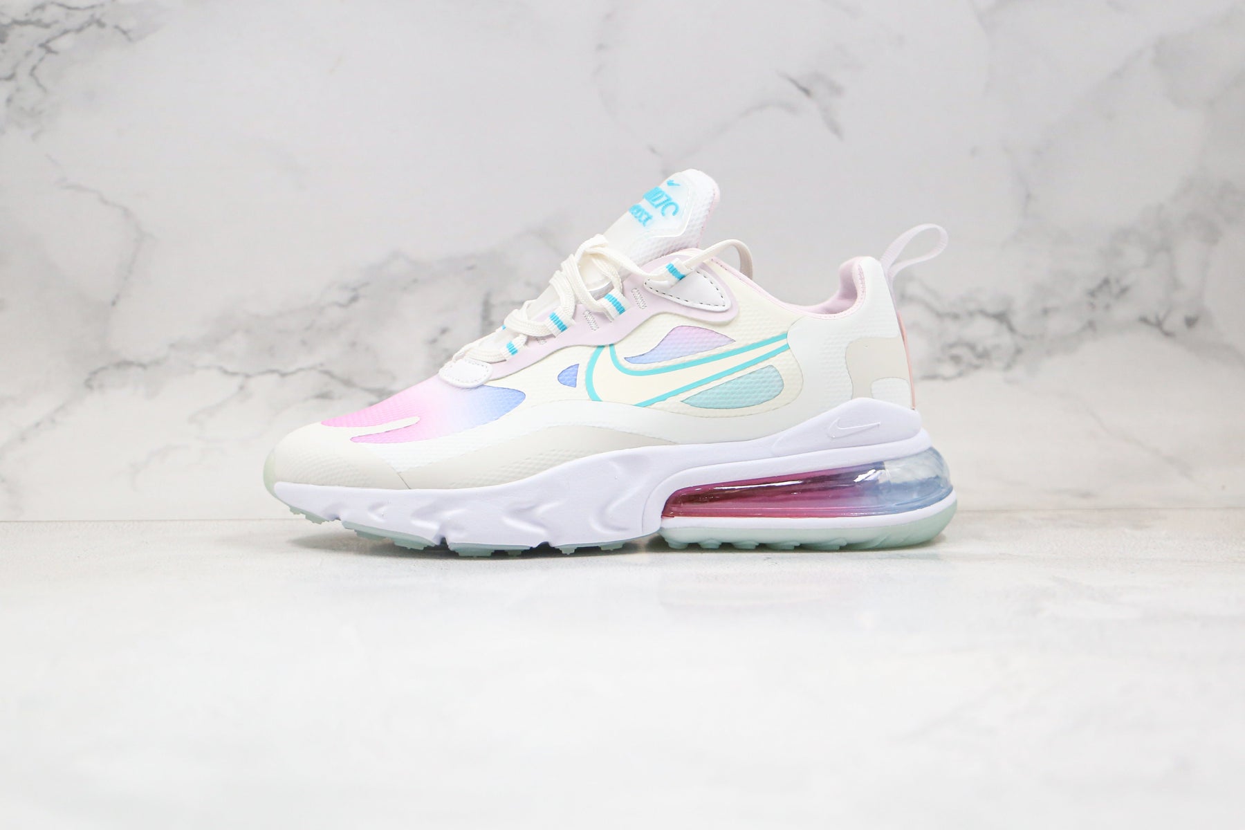 Nike Air Max 270 React Summit White Bleached Aqua