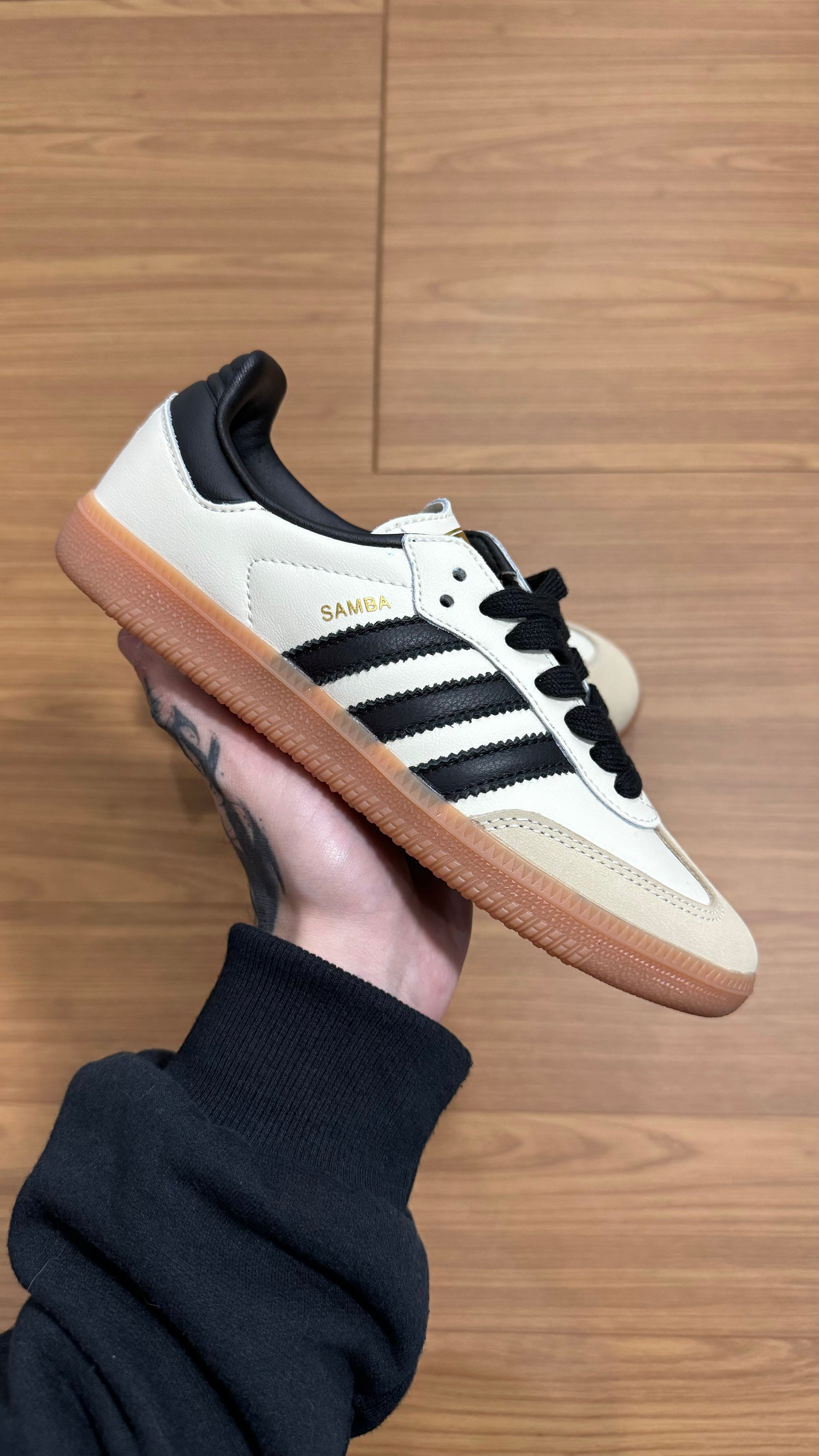 Adidas Samba OG Cream White Core Black (Pronta Entrega)