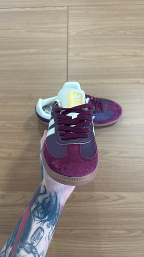 Adidas Samba OG Maroon Cream White (Pronta Entrega)