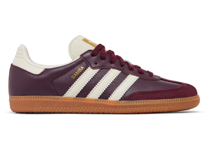 Adidas Samba OG Maroon Cream White